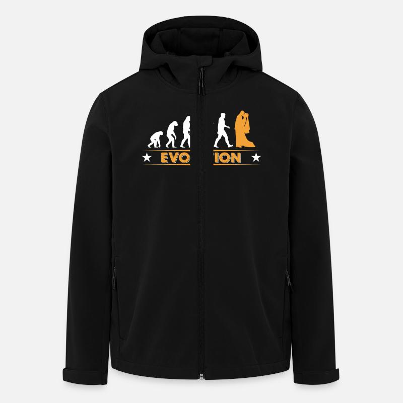 Wedding - evolution - Men’s Recycled Softshell Jacket by Stanley/Stella - black