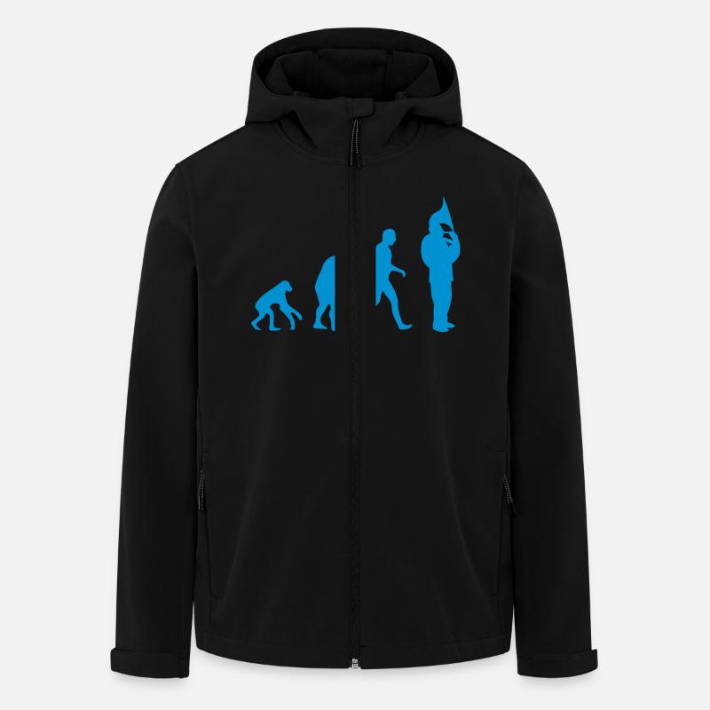 evo2sousaphone1 - Recycelte Männer Softshell-Jacke von Stanley/Stella - Schwarz