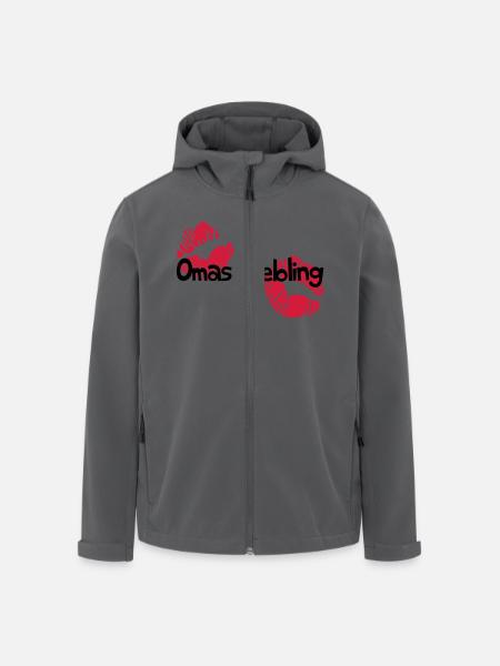 Omas Liebling - Recycelte Männer Softshell-Jacke von Stanley/Stella - Schwarz