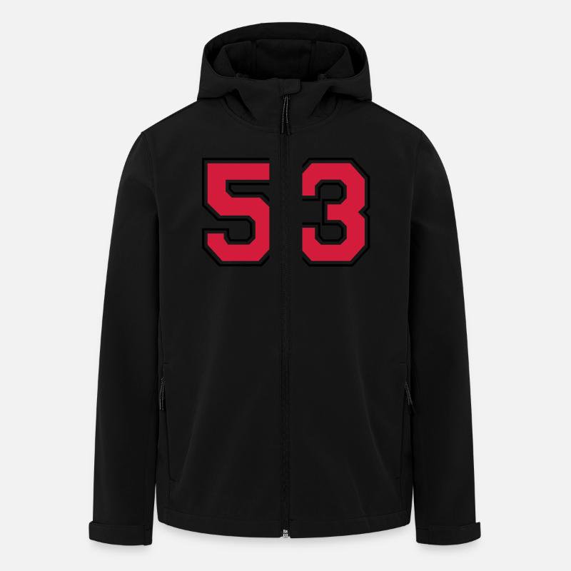 53__f2 - Recycelte Männer Softshell-Jacke von Stanley/Stella - Schwarz