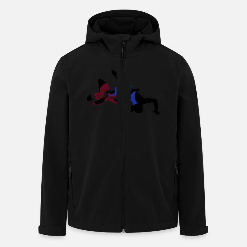 Ringer, Ringen - Recycelte Männer Softshell-Jacke von Stanley/Stella - Schwarz