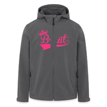 Braut - Recycelte Männer Softshell-Jacke von Stanley/Stella - Schwarz - Vorne - AI Model Male 185 light (185cm)