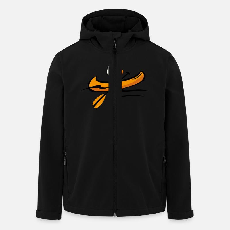 Canoe-duck - Men’s Recycled Softshell Jacket by Stanley/Stella - black