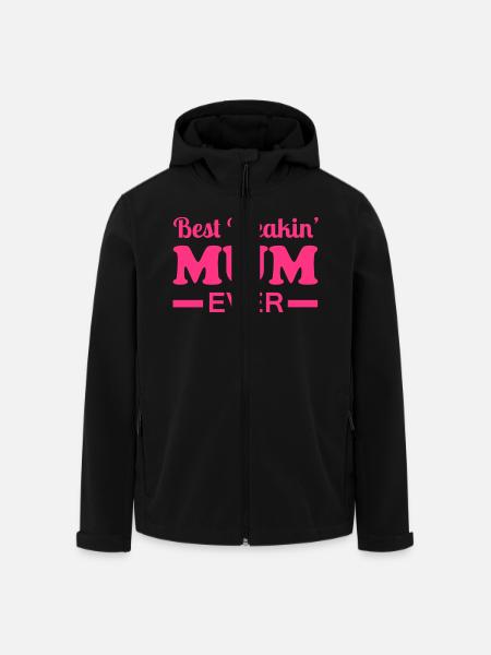 Mum - Men’s Recycled Softshell Jacket by Stanley/Stella - black