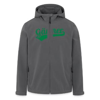Gärtner - Recycelte Männer Softshell-Jacke von Stanley/Stella - Schwarz - Vorne - AI Model Male 185 light (185cm)