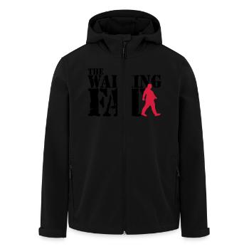 The walking Fat - Zombie - Humor - Adipositas-Fett - Recycelte Männer Softshell-Jacke von Stanley/Stella - Schwarz - Vorne - AI Model Male 185 light (185cm)