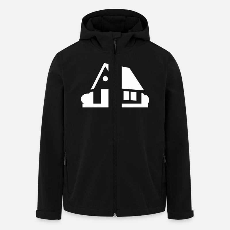Maison - Veste softshell homme en polyester recyclé Stanley/Stella - noir