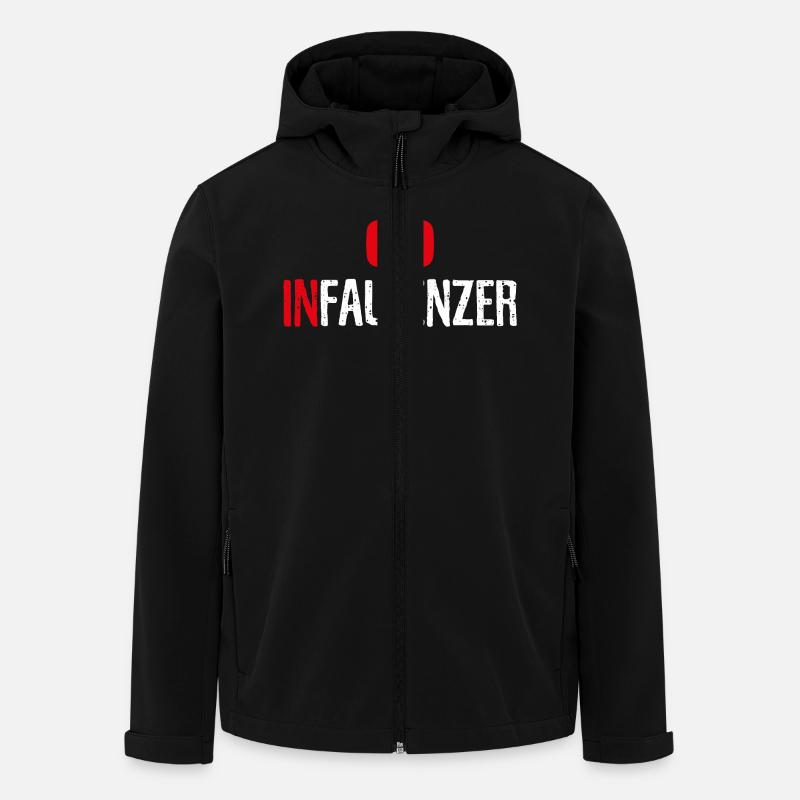 Lazy - Men’s Recycled Softshell Jacket by Stanley/Stella - black