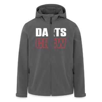 Darts Crew - Recycelte Männer Softshell-Jacke von Stanley/Stella - Schwarz - Vorne - AI Model Male 185 light (185cm)
