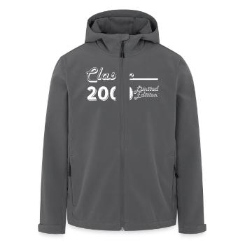 Classic 2000 Limited Edition - Men’s Recycled Softshell Jacket by Stanley/Stella - anthracite - Front - AI Model Male 185 light (185cm)