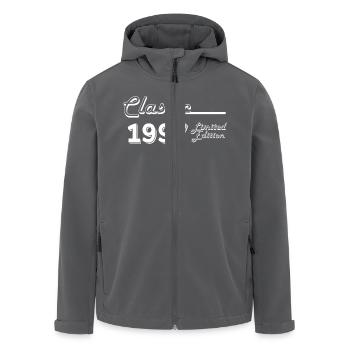 Classic 1997 Limited Edition - Men’s Recycled Softshell Jacket by Stanley/Stella - black - Front - AI Model Male 185 light (185cm)