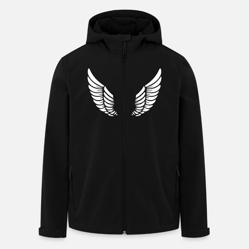 aile - Veste softshell homme en polyester recyclé Stanley/Stella - noir