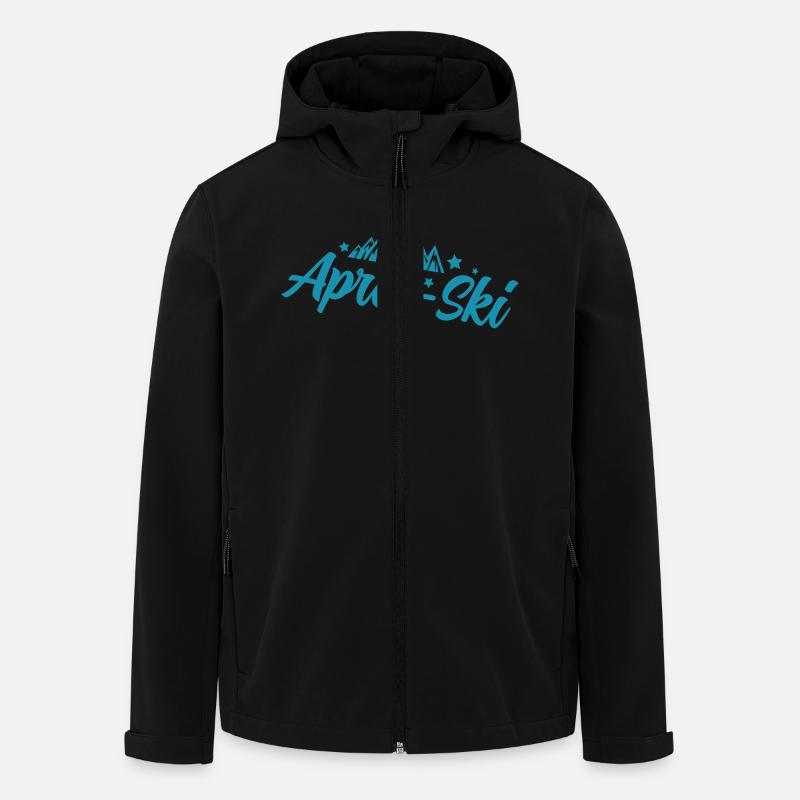 apres ski - Recycelte Männer Softshell-Jacke von Stanley/Stella - Schwarz