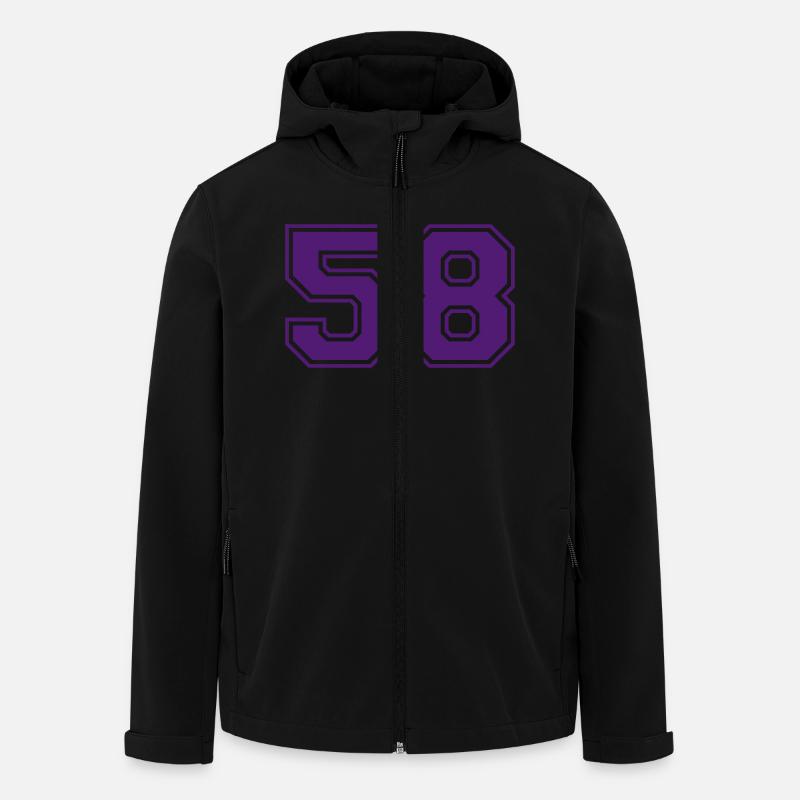58 - Recycelte Männer Softshell-Jacke von Stanley/Stella - Schwarz