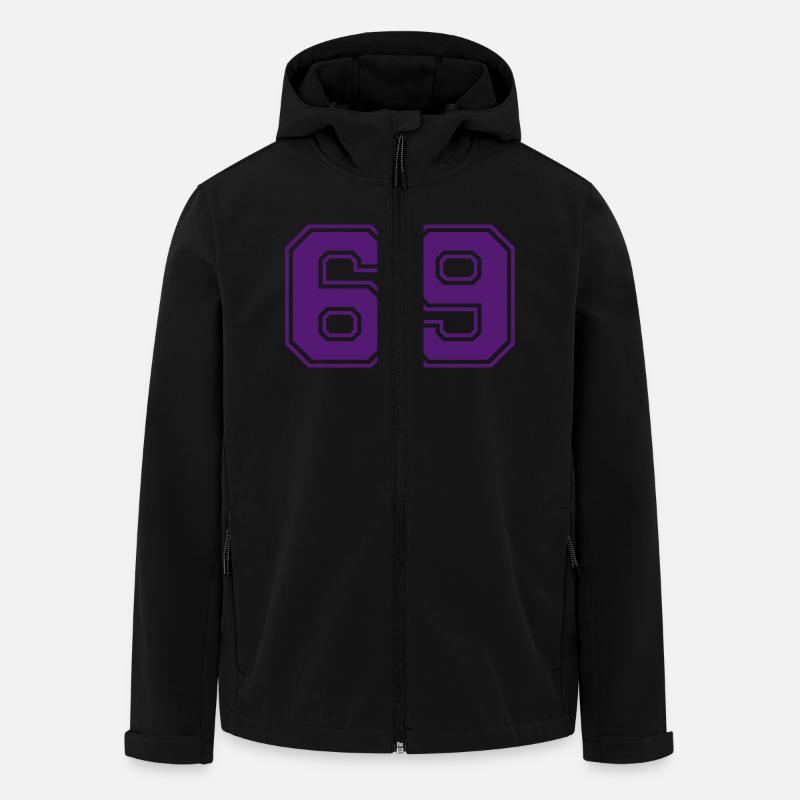 69 - Men’s Recycled Softshell Jacket by Stanley/Stella - black
