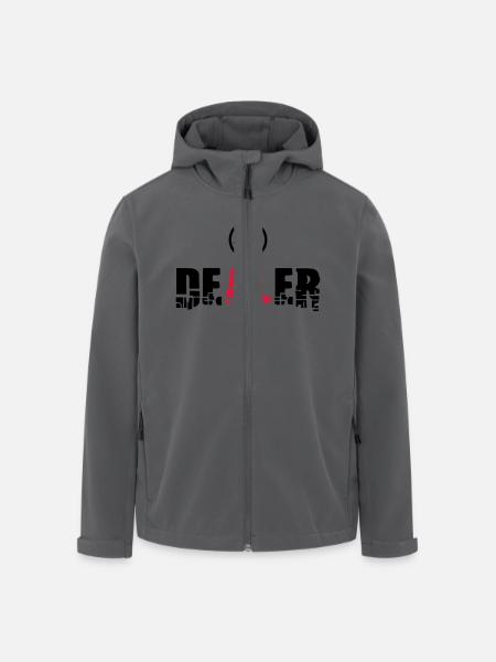 dealer - Men’s Recycled Softshell Jacket by Stanley/Stella - black