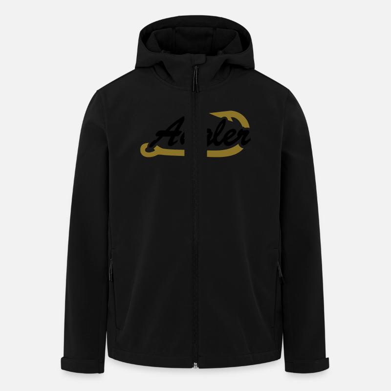 Angler - Men’s Recycled Softshell Jacket by Stanley/Stella - black