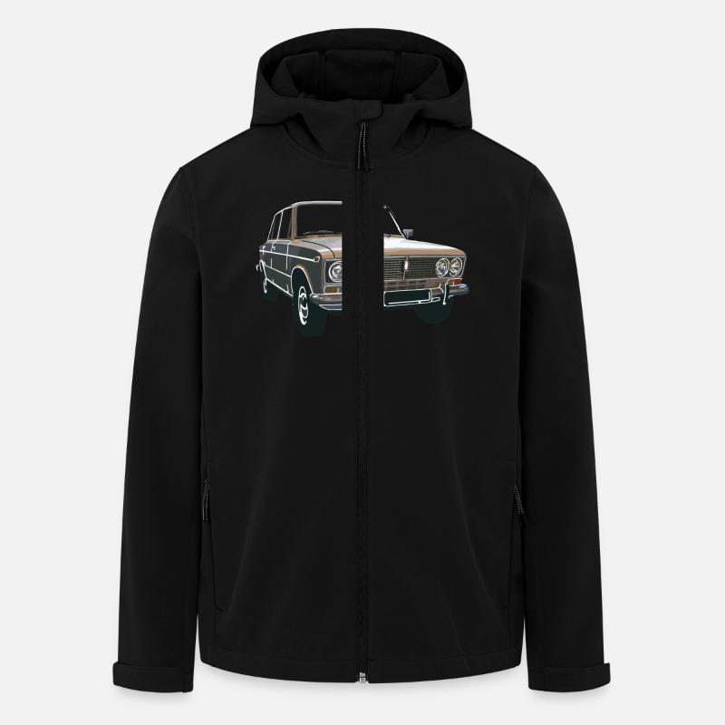 Lada 1500 VAZ 2103 Zhigul - Recycelte Männer Softshell-Jacke von Stanley/Stella - Schwarz