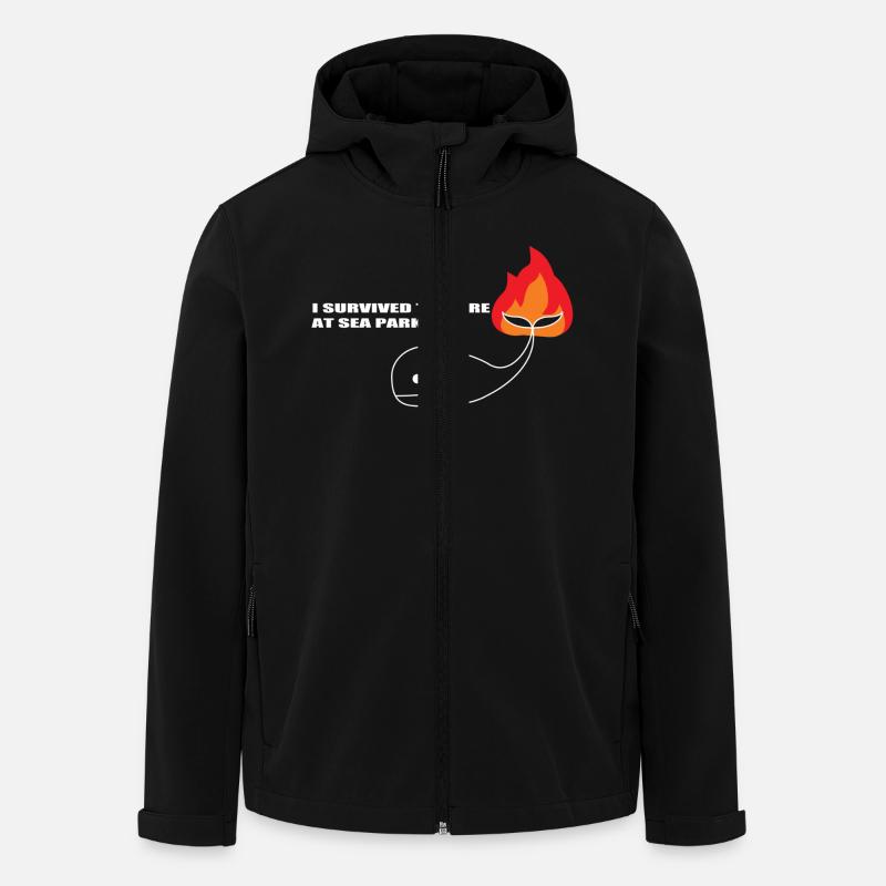 Meeresparks - Recycelte Männer Softshell-Jacke von Stanley/Stella - Schwarz
