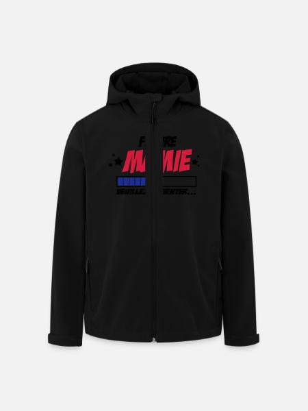 future mamie - Veste softshell homme en polyester recyclé Stanley/Stella - noir