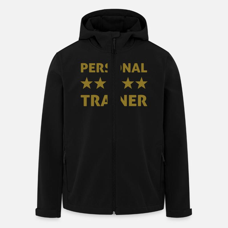 personal trainer - Men’s Recycled Softshell Jacket by Stanley/Stella - black