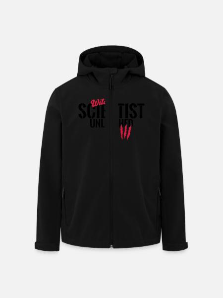 Wild scientists unleashed - Men’s Recycled Softshell Jacket by Stanley/Stella - black