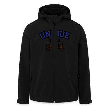 uni_1954 - Veste softshell homme en polyester recyclé Stanley/Stella - noir - Devant - AI Model Male 185 light (185cm)
