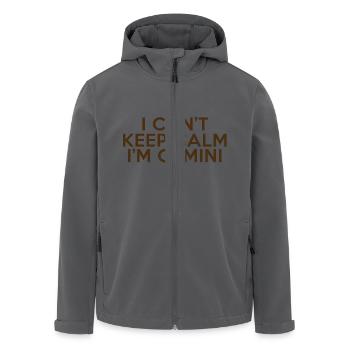Sternzeichen Zwilling / Zodiac Gemini - Recycelte Männer Softshell-Jacke von Stanley/Stella - Schwarz - Vorne - AI Model Male 185 light (185cm)