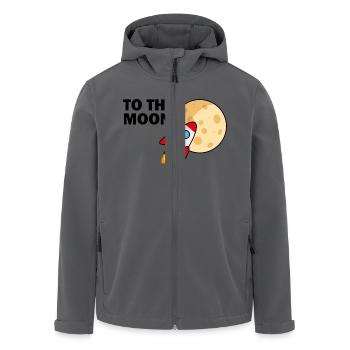 TO THE MOON - Recycelte Männer Softshell-Jacke von Stanley/Stella - Schwarz - Vorne - AI Model Male 185 light (185cm)