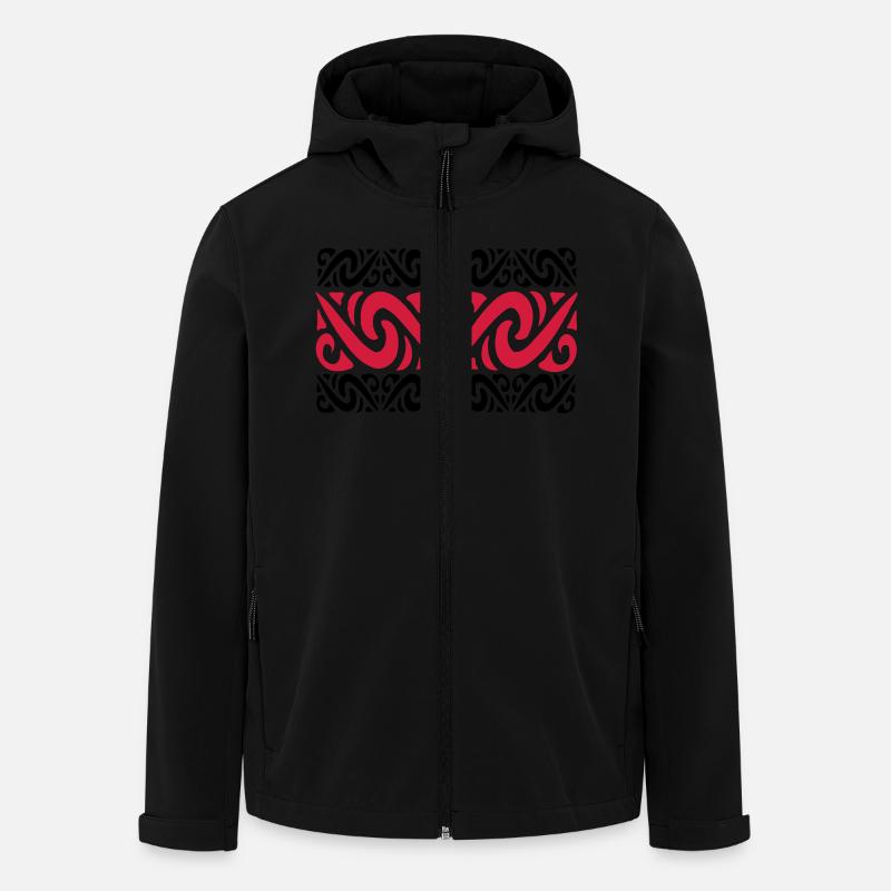 tattoos - Recycelte Männer Softshell-Jacke von Stanley/Stella - Schwarz
