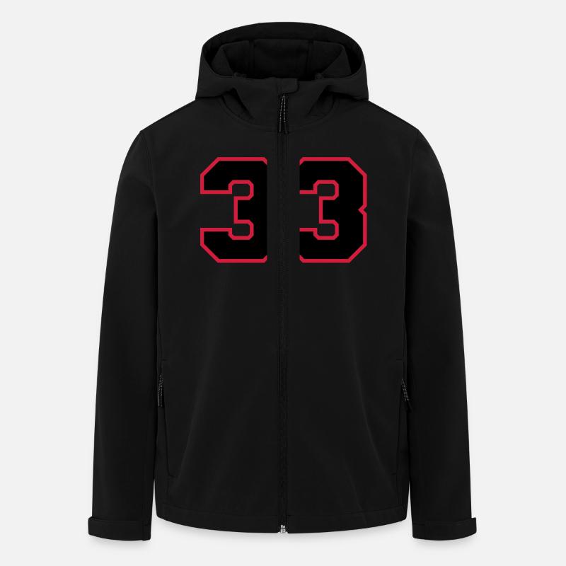 Number33 - Men’s Recycled Softshell Jacket by Stanley/Stella - black