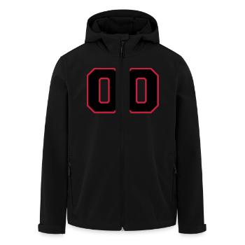number00 - Recycelte Männer Softshell-Jacke von Stanley/Stella - Schwarz - Vorne - AI Model Male 185 light (185cm)