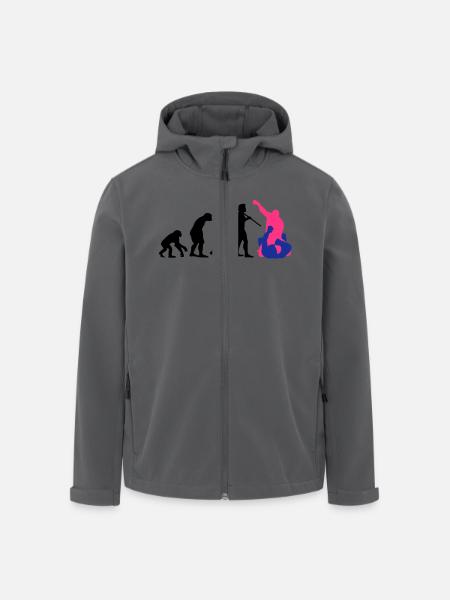 Evolution of Man - MMA - Men’s Recycled Softshell Jacket by Stanley/Stella - black