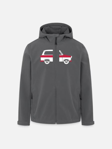  500 Kombi 2c - Recycelte Männer Softshell-Jacke von Stanley/Stella - Schwarz