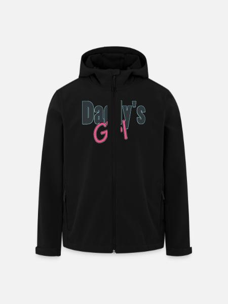 daddy's girl - Men’s Recycled Softshell Jacket by Stanley/Stella - black