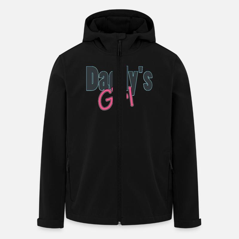 daddy's girl - Veste softshell homme en polyester recyclé Stanley/Stella - noir