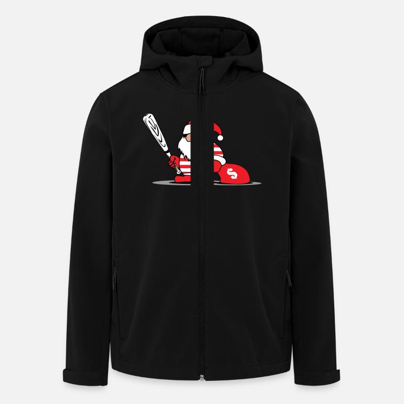 Santa Claus - Recycelte Männer Softshell-Jacke von Stanley/Stella - Schwarz