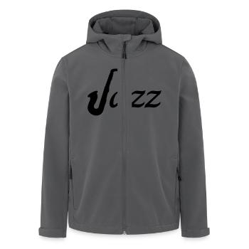 Jazz - Recycelte Männer Softshell-Jacke von Stanley/Stella - Schwarz - Vorne - AI Model Male 185 light (185cm)