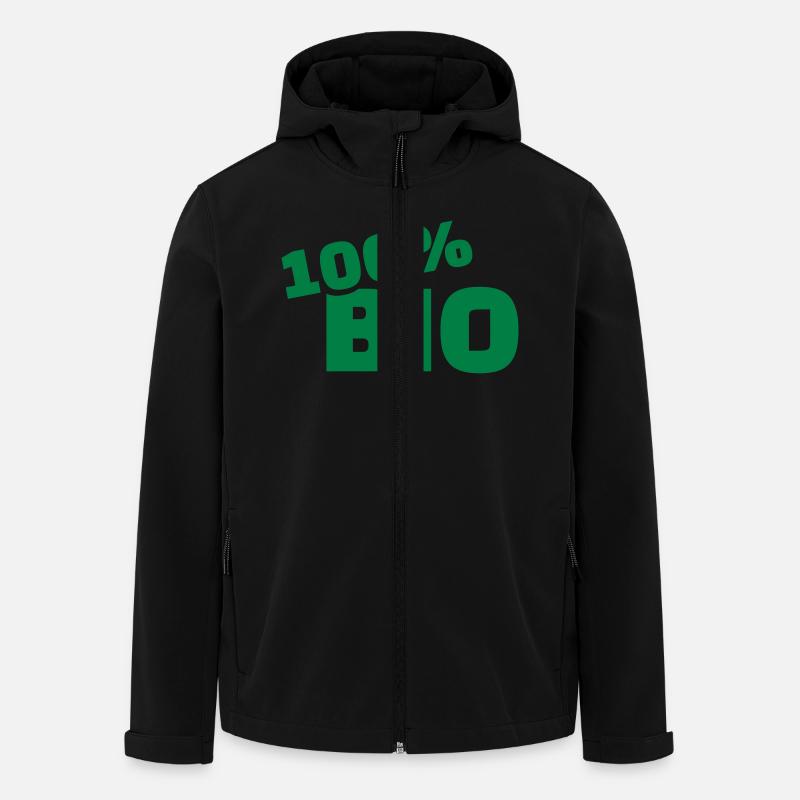 100% Bio - Men’s Recycled Softshell Jacket by Stanley/Stella - black