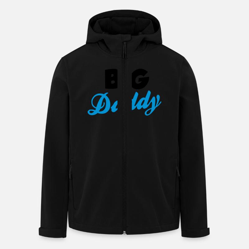 Daddy - Recycelte Männer Softshell-Jacke von Stanley/Stella - Schwarz