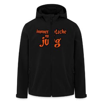 sutsche mien jung - Recycelte Männer Softshell-Jacke von Stanley/Stella - Schwarz - Vorne - AI Model Male 185 light (185cm)