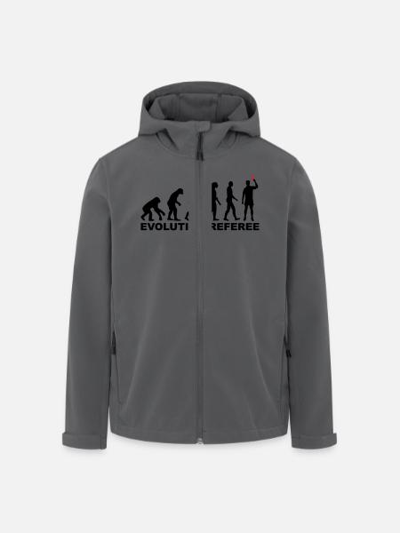 Evolution Referee - Veste softshell homme en polyester recyclé Stanley/Stella - noir