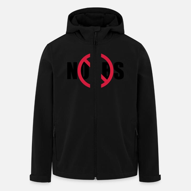 Keine Noobs Verboten Schild - Recycelte Männer Softshell-Jacke von Stanley/Stella - Schwarz