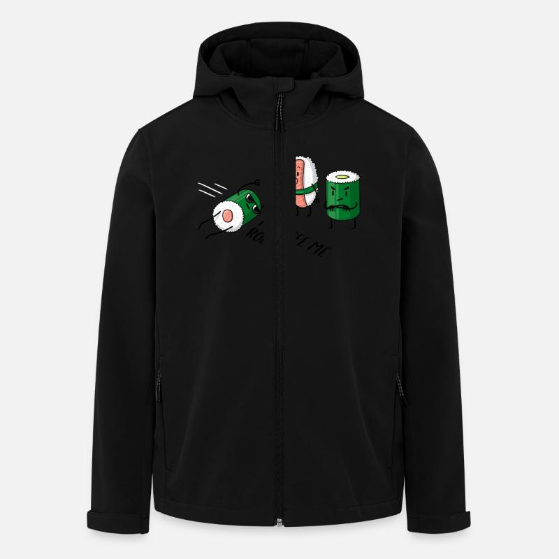 Sushi - Recycelte Männer Softshell-Jacke von Stanley/Stella - Schwarz