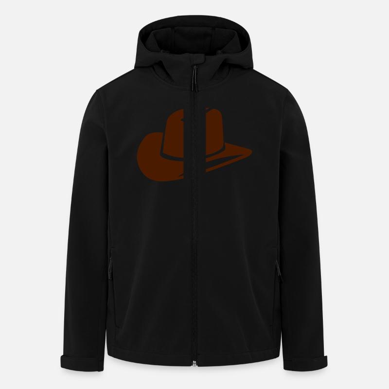 Cowboy - Recycelte Männer Softshell-Jacke von Stanley/Stella - Schwarz