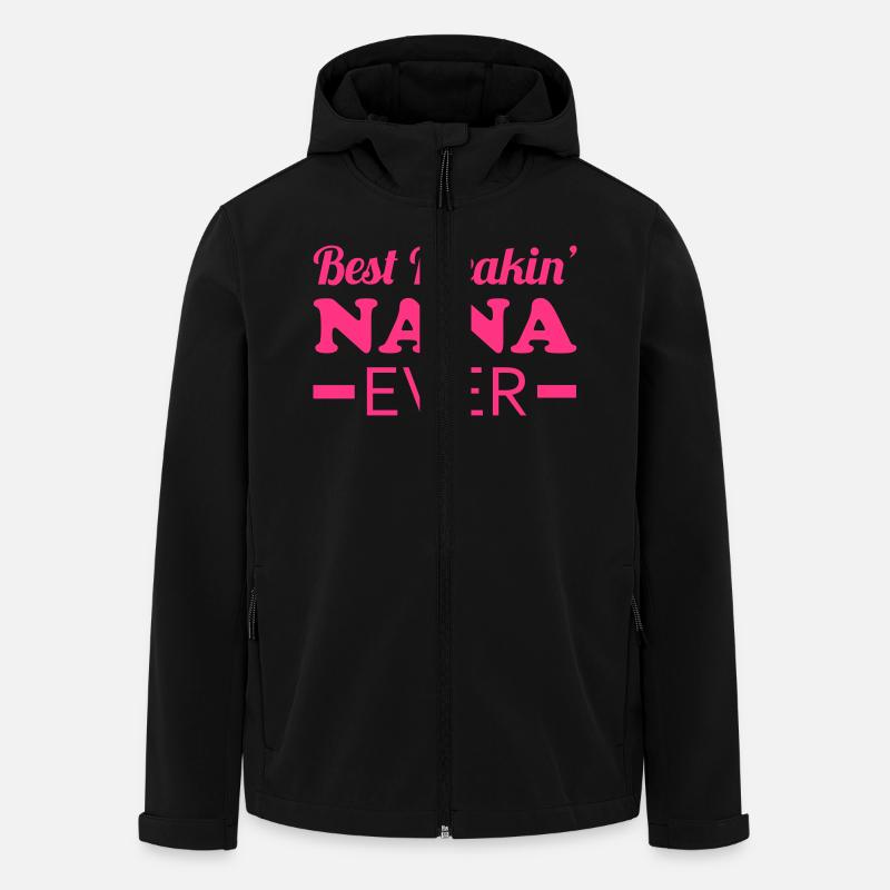 Nana - Recycelte Männer Softshell-Jacke von Stanley/Stella - Schwarz