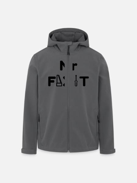 reparasjon / verktøy / altmuligmann / DIY - Softshelljakke herre i resirkulert polyester Stanley/Stella - svart