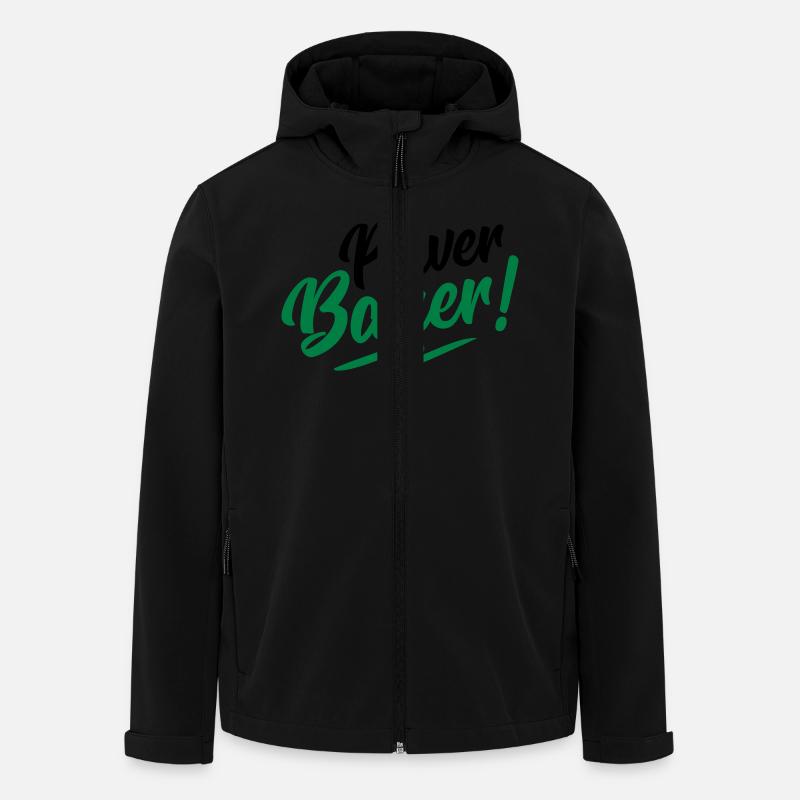 bauer power - Recycelte Männer Softshell-Jacke von Stanley/Stella - Schwarz