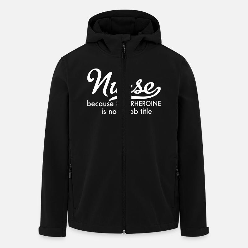 Krankenschwester - Recycelte Männer Softshell-Jacke von Stanley/Stella - Schwarz