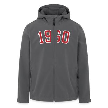 Année de naissance sport 1960 - Veste softshell homme en polyester recyclé Stanley/Stella - noir - Devant - AI Model Male 185 light (185cm)